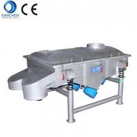 Small model linear screening machine for particle products
