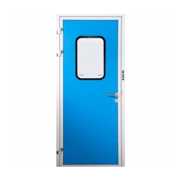 Matching manual steel door