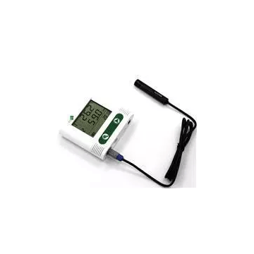 External probe temperature & humidity data logger 