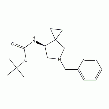 Carbamic acid, [(7S)-5-(phenylmethyl)-5-azaspiro[2.4]hept-7-yl]-, 1,1-dimethylethyl ester