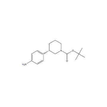 2-Methyl-2-propanyl (3S)-3- (4-aminophenyl)-1-piperidinecarboxylate