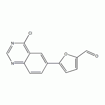 5-(4-Chloroquinazolin- 6-yl)furan-2-carbaldehyde
