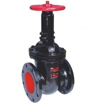 Dark wedge wedge gate valve