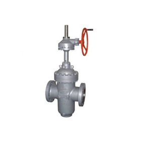 Slab gate valve