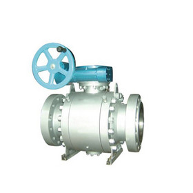 Fixed forged steel ball valve