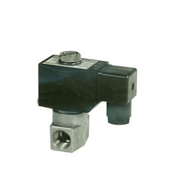 Small diameter step-by-step solenoid valve