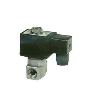 Small diameter step-by-step solenoid valve