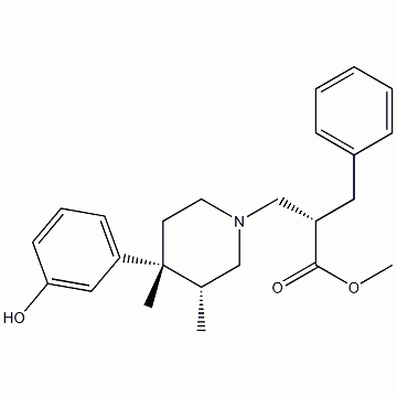 (alphaS,3R,4R)-4-(3-Hydroxyphenyl)-3,4-dimethyl-alpha-(phenylmethyl)-1- piperidinepropanoic acid met