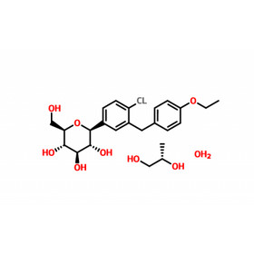 Dapagliflozin ((2S)-1,2-propanediol, hydrate)