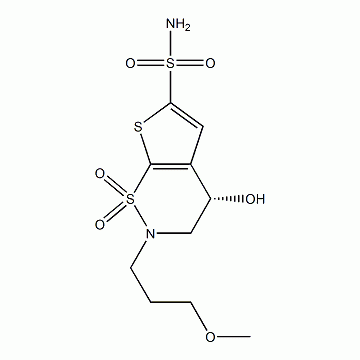 	(4S)-1,1-dioxide-3,4-dihydro-4-hydroxy-2-