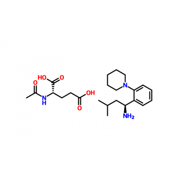 (S,S')-3-METHYL-1-(2-PIPERIDINOPHENYL)BUTYLAMINE, N-ACETYL-GLUTAMATE SALT