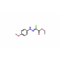 Acetic acid, 2-chloro-2-[2-(4-methoxyphenyl)hydrazinylidene], ethyl ester