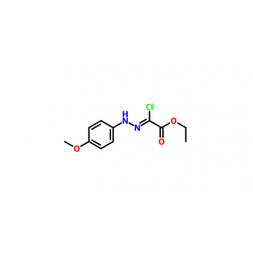 Acetic acid, 2-chloro-2-[2-(4-methoxyphenyl)hydrazinylidene], ethyl ester