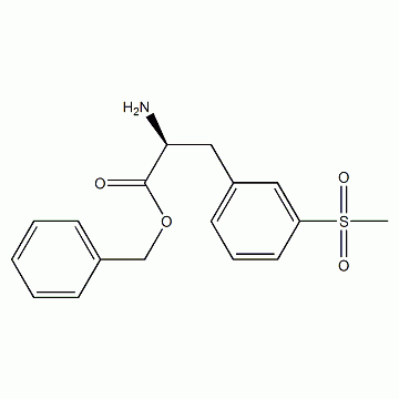 benzyl (S)-2-amino-3-(3-(methylsulfonyl)phenyl)propanoate