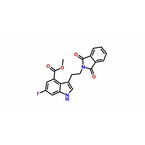 3-[2-(1,3-Dihydro-1,3-dioxo-2H-isoindol-2-yl)ethyl]-6-fluoro-1H-indole-4-carboxylic acid methyl este