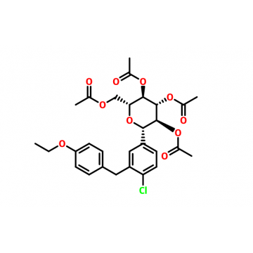 D-Glucitol, 1,5-anhydro-1-C-[4-chloro-3-[(4-ethoxyphenyl)Methyl]phenyl]-, tetraacetate, (1S)-