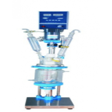 YSF-1L, 2L, 3L double layer glass reaction kettle