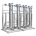 Automatic macroporous resin absorbing device