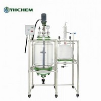 YFR-50L JACKETED GLASS CRYSTALLIZATION FILTER REACTOR, 10-50L QUICK OVERVIEW