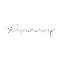 2,2-Dimethyl-4-oxo-3,8,11-trioxa-5-azatridecan-13-oic acid