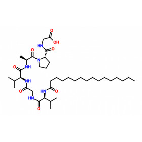 Glycine, N-(1-oxohexadecyl)-L-valylglycyl-L-valyl-L-alanyl-L-prolyl-