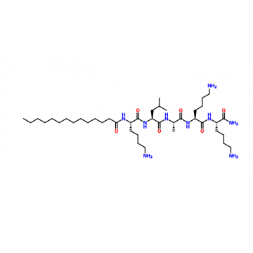 N2-(1-Oxotetradecyl)-L-lysyl-L-leucyl-L-alanyl-L-lysyl-L-lysinamide