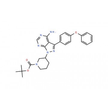 3-[4-Amino-3-(4-phenoxy-phenyl)-pyrazolo[3,4-d]pyrimidin-1-yl]-piperidine-1-carboxylic acid tert-but