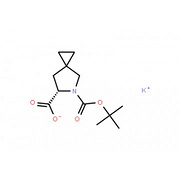 (6S)-5-Azaspiro[2.4]heptane-5,6-dicarboxylic acid 5-(1,1-dimethylethyl) ester potassium salt (1:1)