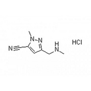 1-methyl-3-((methylamino)methyl)-1H-pyrazole-5-carbonitrilehydrochloridesalt