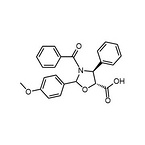 (4S,5R)-3-benzoyl-2-(4- methoxyphenyl)-4-phenyloxazolidine- 5-carboxylic acid