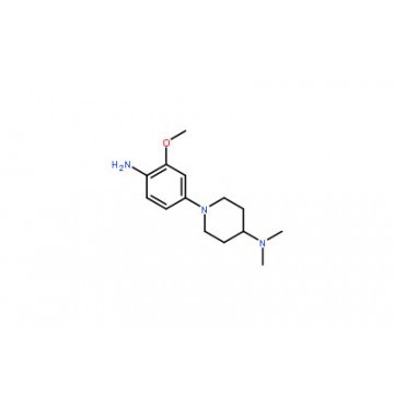 1-(4-amino-3-methoxyphenyl)-n,n-dimethylpiperidin-4-amine