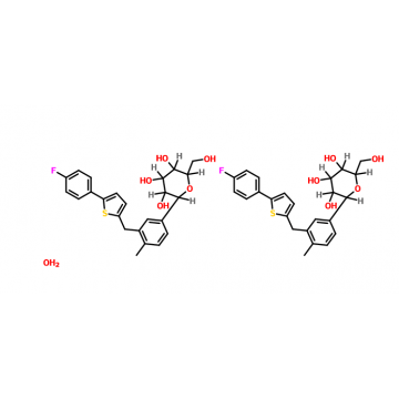 Canagliflozin hemi-hydrate