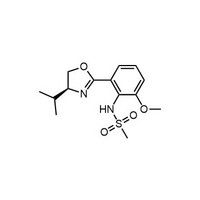 N-[2-[(4S)-4,5-Dihydro-4-(1- methylethyl)-2-oxazolyl]-6- methoxyphenyl]methanesulfonamide