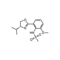 N-[2-[(4R)-4,5-Dihydro-4-(1- methylethyl)-2-oxazolyl]-6- methoxyphenyl]methanesulfonamide
