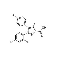 5-(4-chlorophenyl)-1-(2,4-difluorophenyl)- 4-methyl-1H-pyrazole-3-carboxylic acid