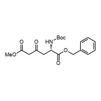 1-benzyl 6-methyl (S)-2-((tertbutoxycarbonyl)amino)-4- oxohexanedioate
