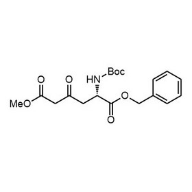 1-benzyl 6-methyl (S)-2-((tertbutoxycarbonyl)amino)-4- oxohexanedioate