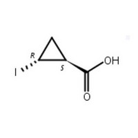 Cyclopropanecarboxylic acid,2-iodo-,(1S,2R)-  