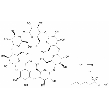 sulfobutylether beta cyclodextrin sodium