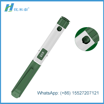 Refilled Diabetes insulin pen in disposable use with 3ml Cartridge in plastic materials  