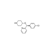 2-[(S)-(4-chlorophenyl)( 4-piperidinyloxy)methyl ]pyridine 