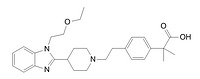 2-(4-(2-(4-(1-(2-ethoxyethyl)-1H-benzo[d]imidazol-2-yl)piperidin-1-yl)ethyl)phenyl)-2-methylpropanoi