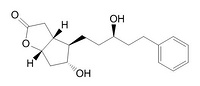 (3aR,4R,5R,6aS)-5-hydroxy-4-((R)-3-hydroxy-5-phenylpentyl)hexahydro-2H-cyclopenta[b]furan-2-one