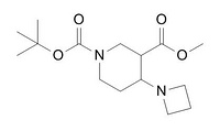 1-(tert-Butyl) 3-methyl 4-(azetidin-1-yl)piperidine-1,3-dicarboxylate