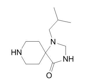 1-isobutyl-1,3,8-triazaspiro[4.5]decan-4-one