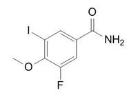 3-fluoro-5-iodo-4-methoxybenzamide