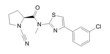 (S)-N-(4-(3-chlorophenyl)thiazol-2-yl)-1-cyano-N-methylpyrrolidine-2-carboxamide