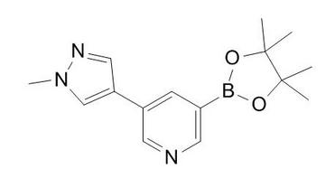 3-(1-methyl-1H-pyrazol-4-yl)-5-(4,4,5,5-tetramethyl-1,3,2-dioxaborolan-2-yl)pyridine