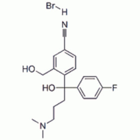 4-(4-(Dimethylamino)-1-(4-fluorophenyl)-1-hydroxybutyl)-3-(hydroxymethyl)benzonitrile hydrobromide