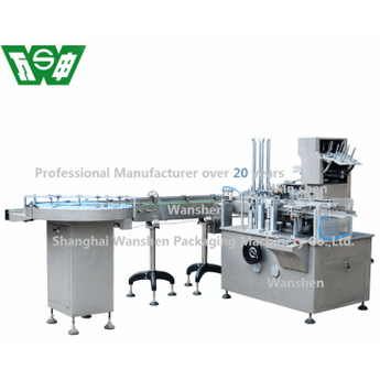 Bottle cartoning machine